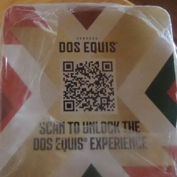 Authentic Dos Equis Beer Coasters - Picture 3 of 3